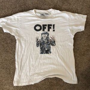 OFF! Band shirt made by vans